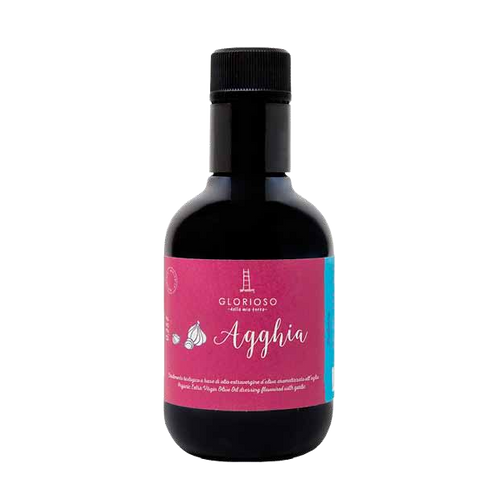 AGGHIA – Olio All'Aglio Biologico - Bottiglia 0,25L
