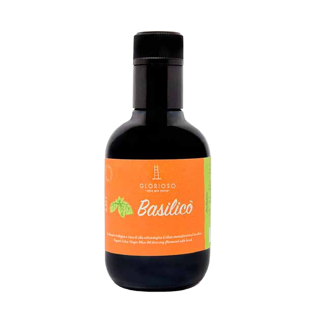 BASILICÒ – Olio al Basilico Biologico - Bottiglia 0,25L