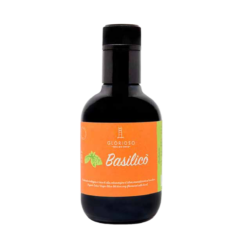 BASILICÒ – Olio al Basilico Biologico - Bottiglia 0,25L