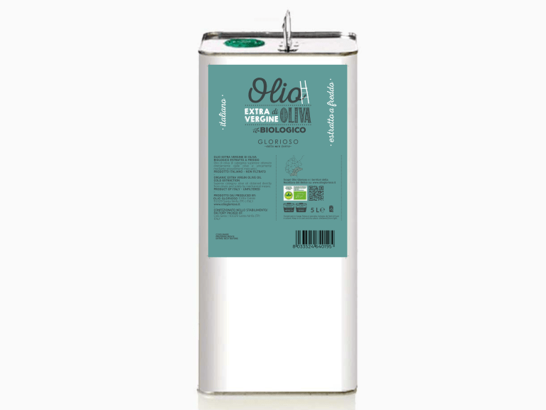 BIOLIO 2025/26 – Olio Extra Vergine di Oliva 100% Biologico – Latta 5 L