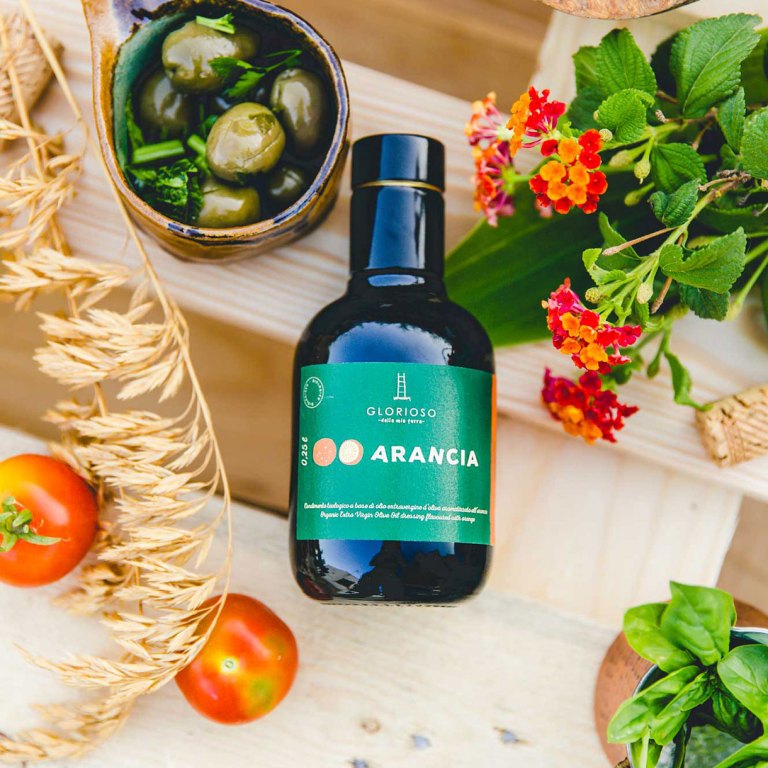 ARANCIA – Olio All'Arancia Biologico  - Bottiglia 0,25L